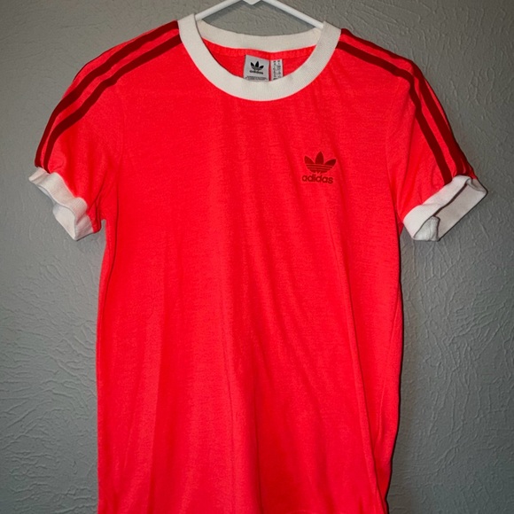 adidas Bold color Tee with White Accents - Picture 6 of 6